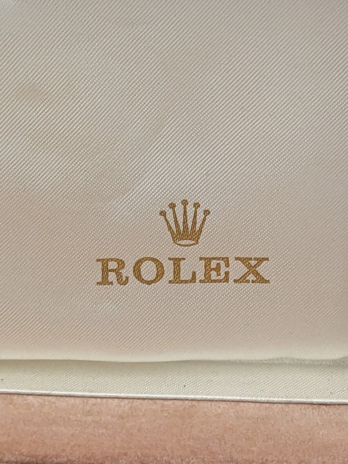 VINTAGE GENUINE ROLEX red watch box case 14.00.01 wood leather 231002005yS