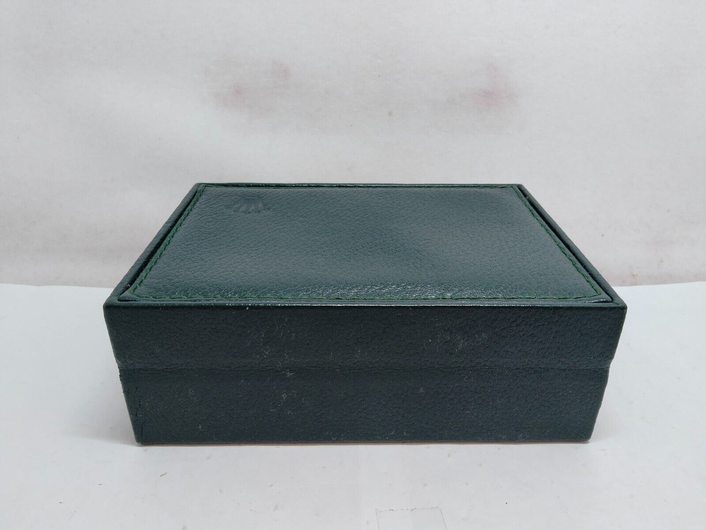 Caja de reloj VINTAGE GENUINE ROLEX Madera verde sin cojín interior...