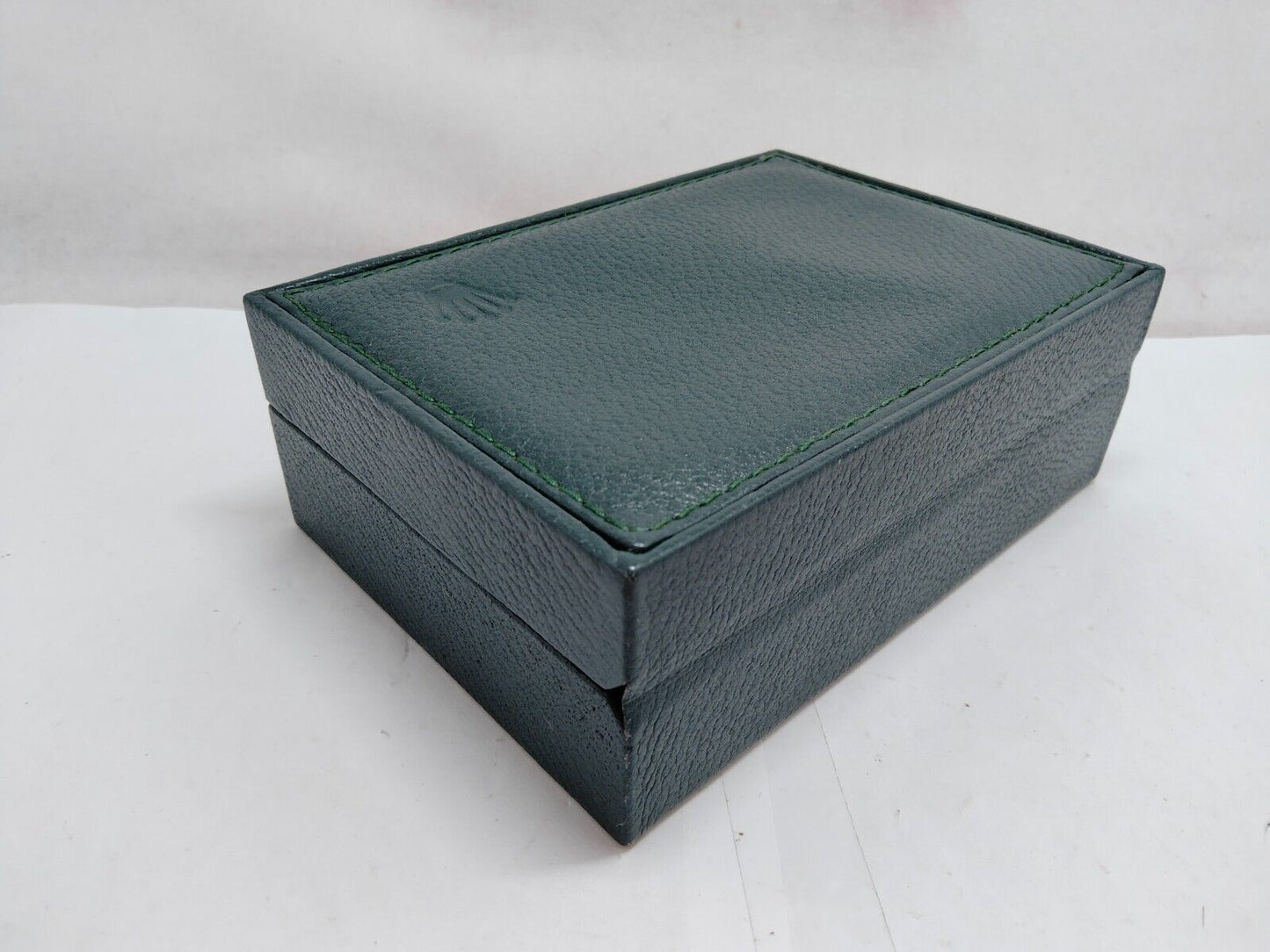 VINTAGE GENUINE ROLEX watch box case Bois vert sans coussin intérieur...